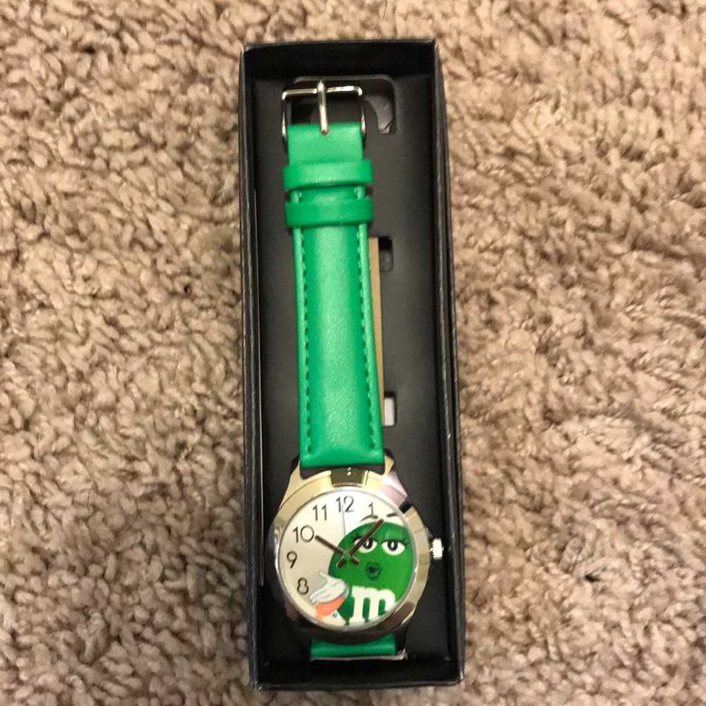 Green M&M watch